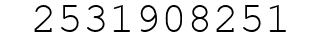 Number 2531908251.