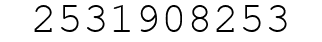 Number 2531908253.