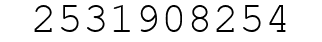 Number 2531908254.