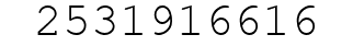 Number 2531916616.