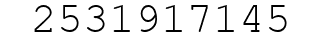 Number 2531917145.