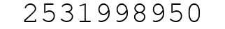 Number 2531998950.
