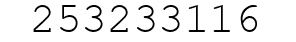 Number 253233116.