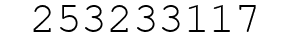 Number 253233117.
