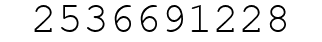 Number 2536691228.