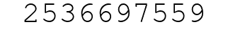 Number 2536697559.