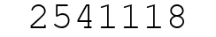 Number 2541118.