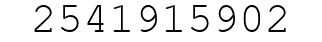 Number 2541915902.