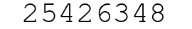 Number 25426348.