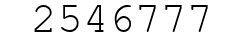 Number 2546777.