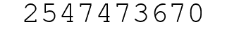 Number 2547473670.