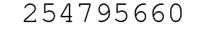 Number 254795660.
