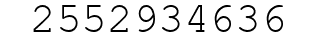 Number 2552934636.