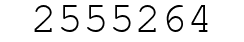 Number 2555264.