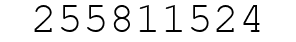 Number 255811524.