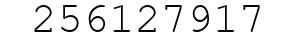 Number 256127917.