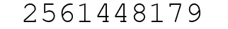 Number 2561448179.