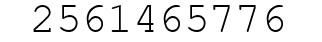 Number 2561465776.