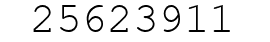 Number 25623911.