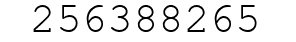 Number 256388265.