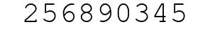 Number 256890345.