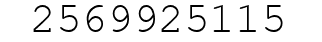 Number 2569925115.