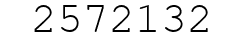 Number 2572132.