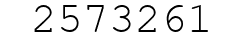 Number 2573261.