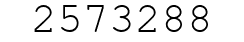Number 2573288.