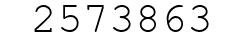 Number 2573863.