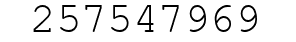 Number 257547969.