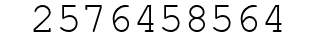 Number 2576458564.