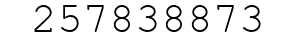 Number 257838873.