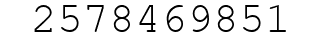 Number 2578469851.