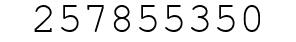 Number 257855350.