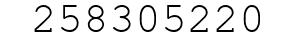 Number 258305220.