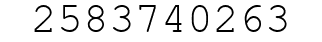 Number 2583740263.