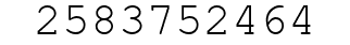 Number 2583752464.