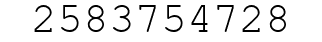 Number 2583754728.