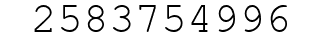 Number 2583754996.