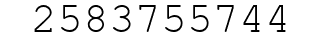 Number 2583755744.