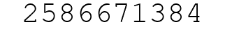 Number 2586671384.