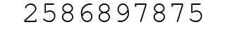 Number 2586897875.