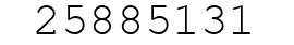 Number 25885131.