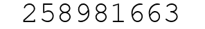 Number 258981663.