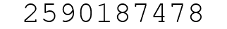 Number 2590187478.