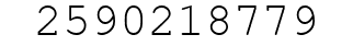 Number 2590218779.