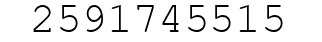 Number 2591745515.