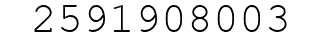 Number 2591908003.