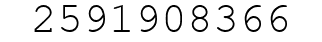 Number 2591908366.